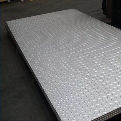 Q235 Q345 Hojas de placas de diamante de acero suave Hr acero al carbono placas de diamante a cuadros